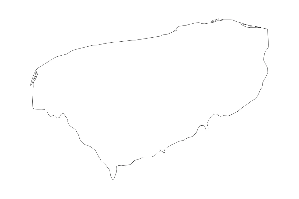 Aperçu de la carte de contour de Yucatan
