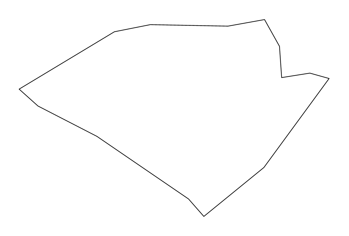 Mapa de contorno de Western District, American Samoa.
