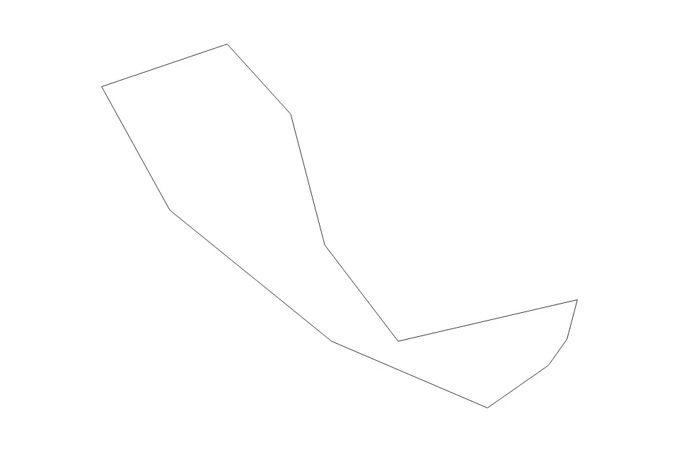 Aitutaki outline map preview