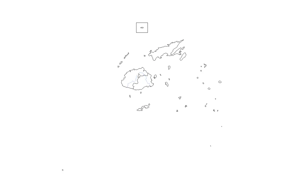 Fiji outline map preview