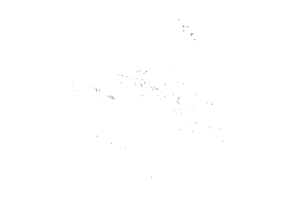 French Polynesia outline map preview