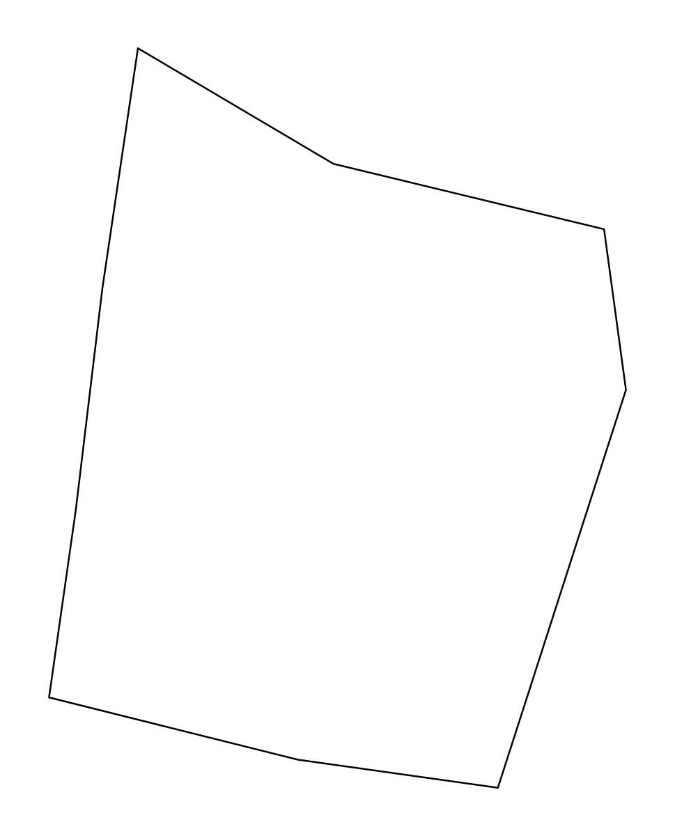 Mapa de contorno de Anibare, Nauru.