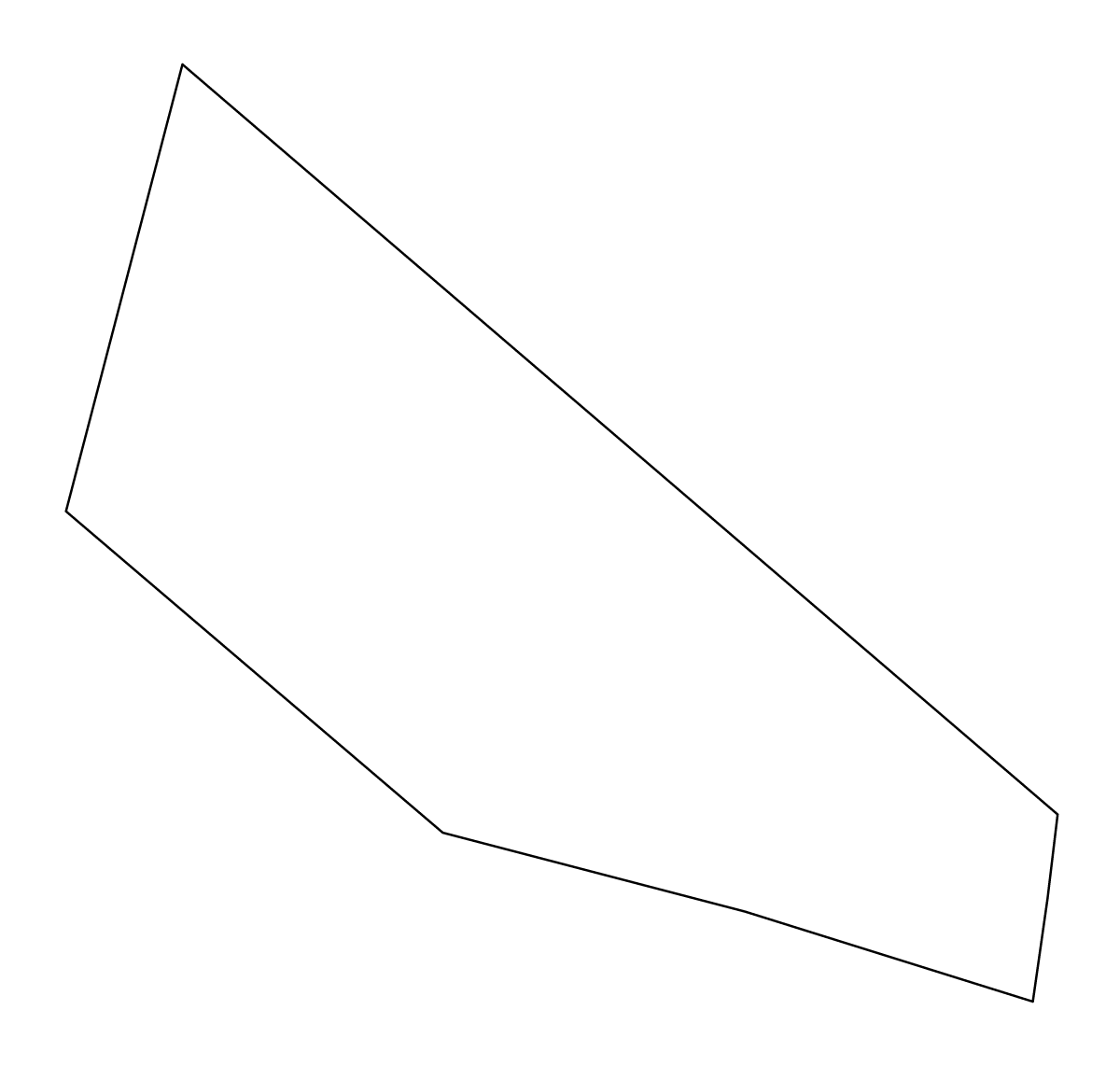 Mapa de contorno de Nibok, Nauru.
