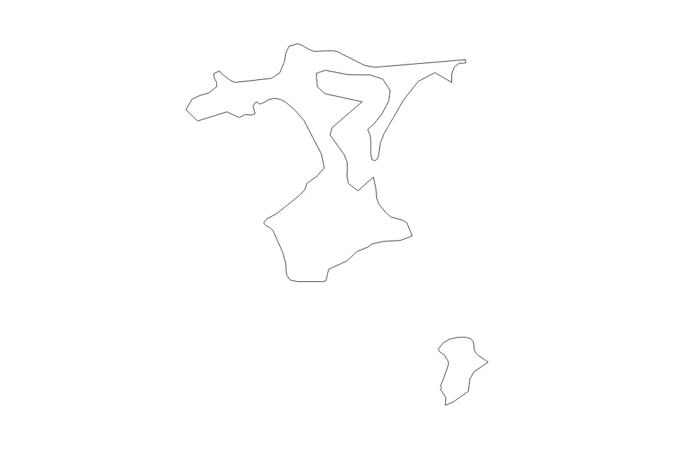 Carte de Chatham Islands, New Zealand de type contour pour Océanie, montrant contour avec des limites nettes.