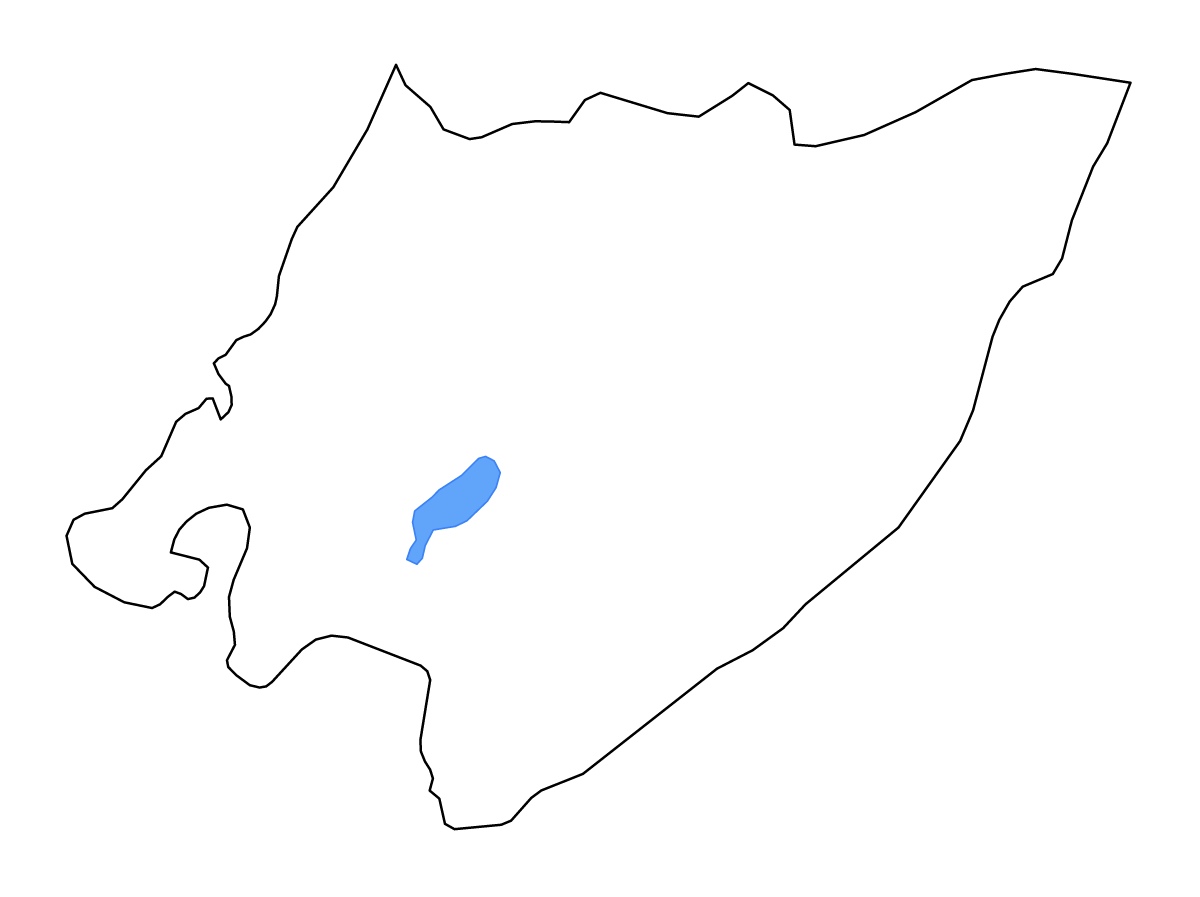 Mapa de contorno de Wellington, New Zealand con lagos y ríos.