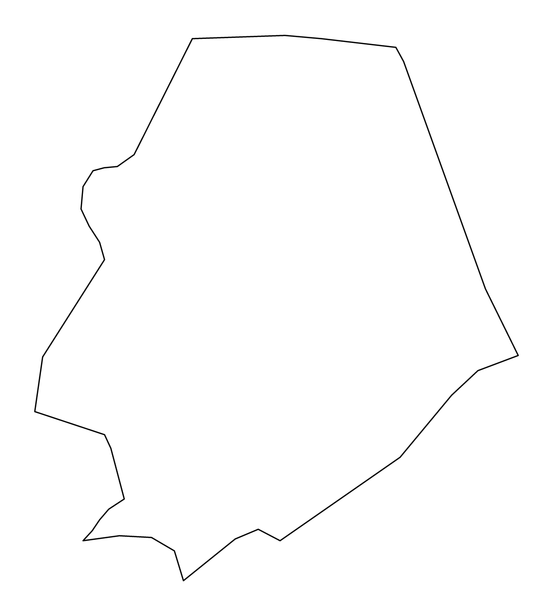 Mapa de contorno de Niue (territorio).