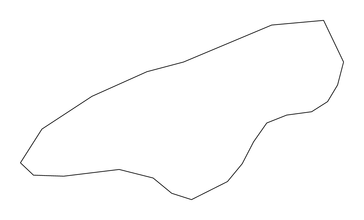 Mapa de contorno de Rota, Northern Mariana Islands.