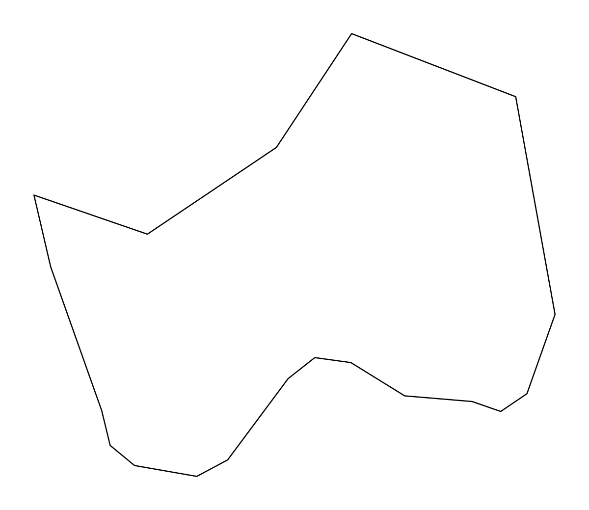 Carte de contour de Airai, Palau.
