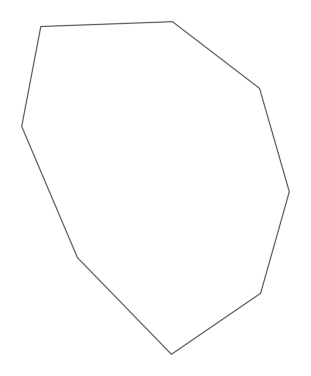 Mapa de contorno de Angaur, Palau.