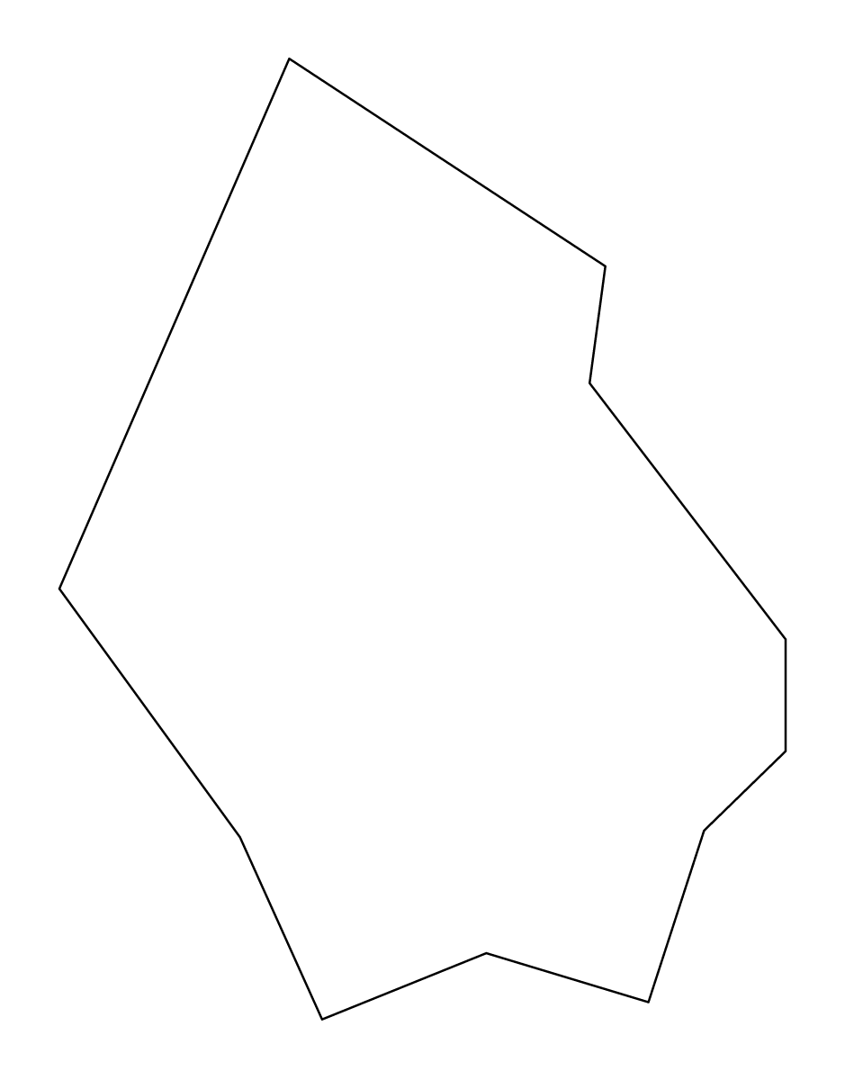 Carte de contour de Melekeok, Palau.