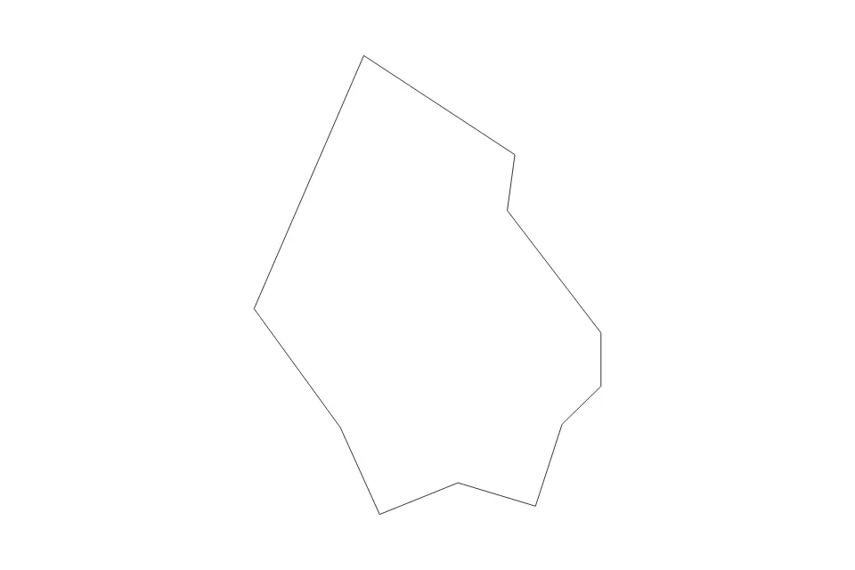 Mapa de Melekeok, Palau de tipo contorno para Oceanía, con contorno con límites limpios.
