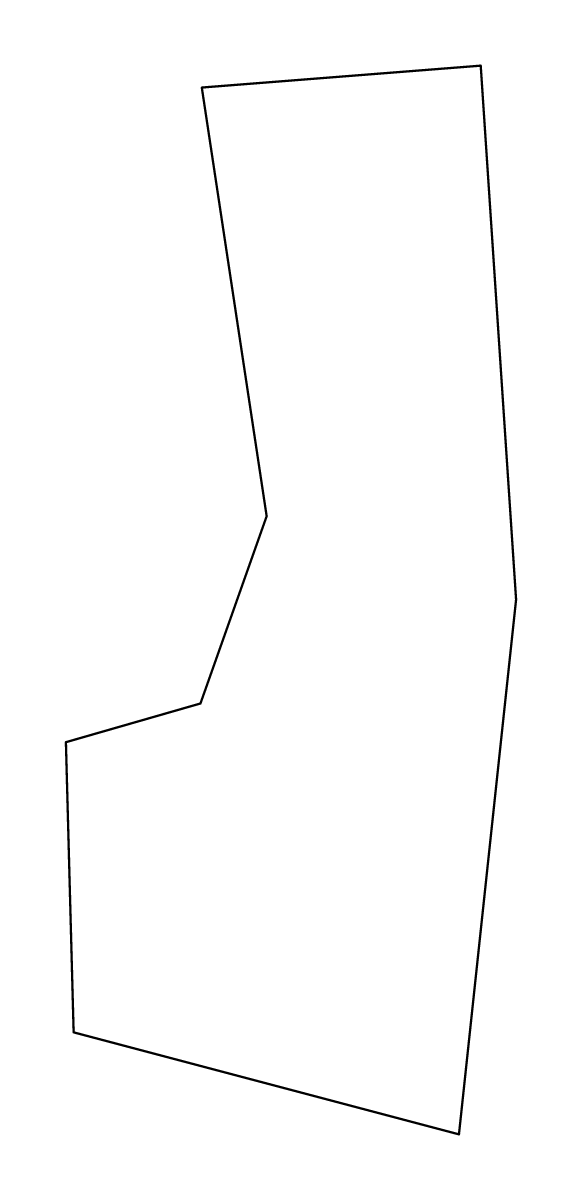 Carte de contour de Ngaraard, Palau.