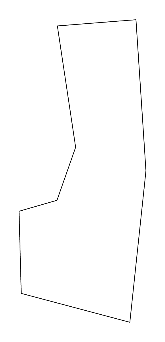 Carte de contour de Ngaraard, Palau.