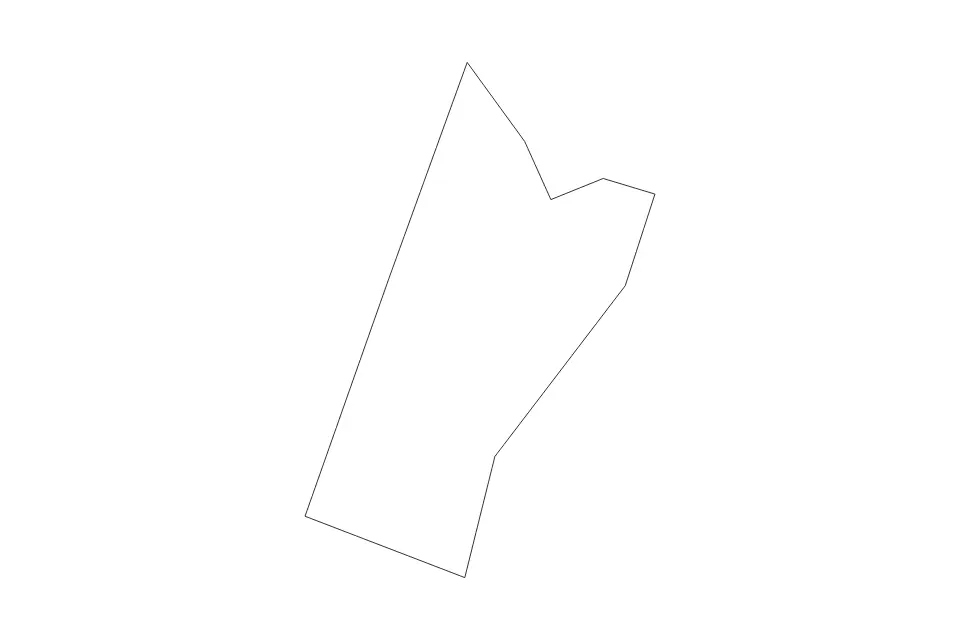 Carte de Ngchesar, Palau de type contour pour Océanie, montrant contour avec des limites nettes.