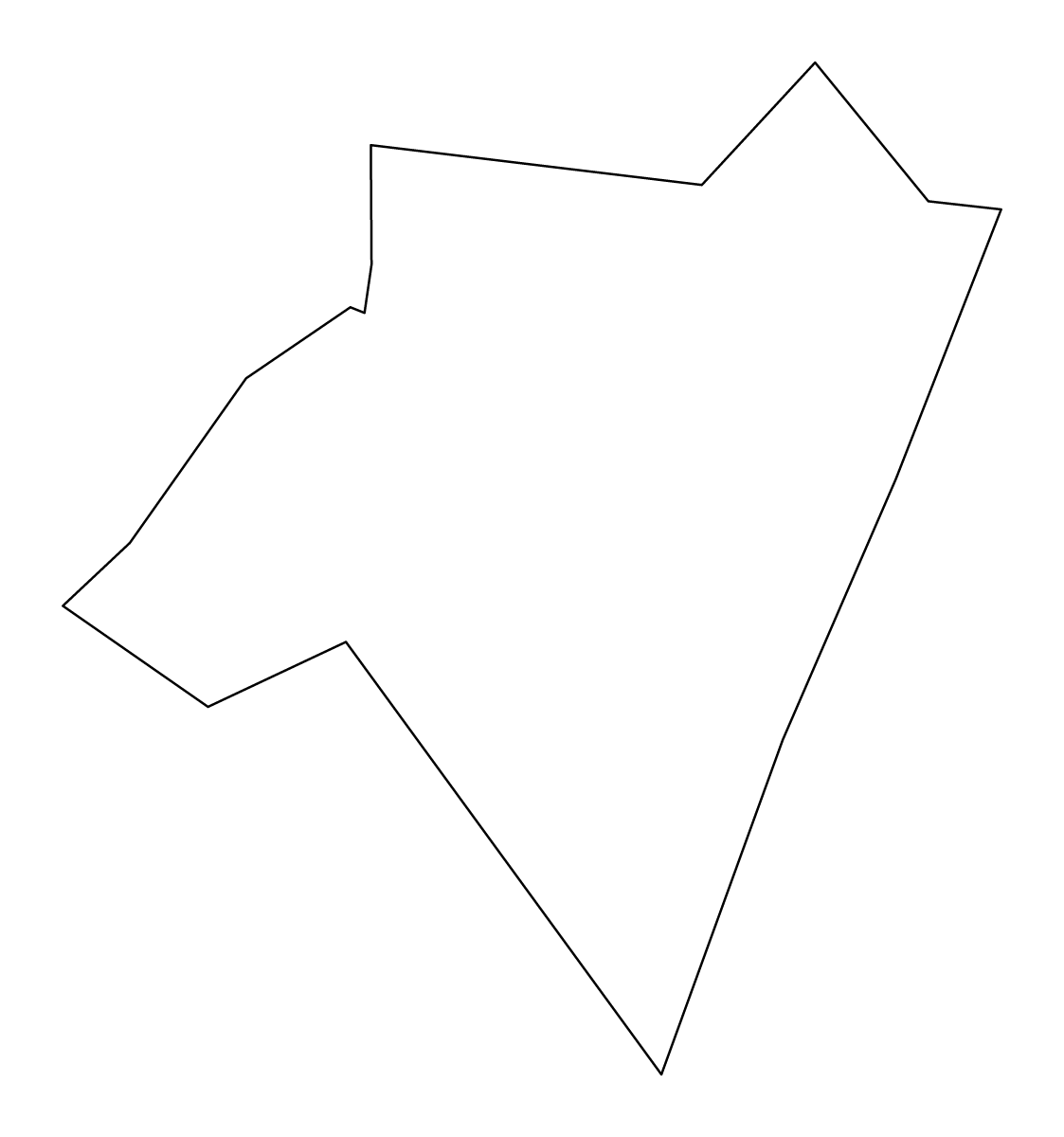 Carte de contour de Ngeremlengui, Palau.