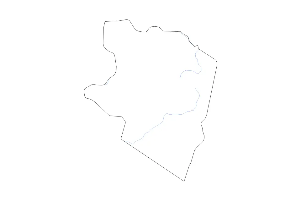 Eastern Highlands outline map preview