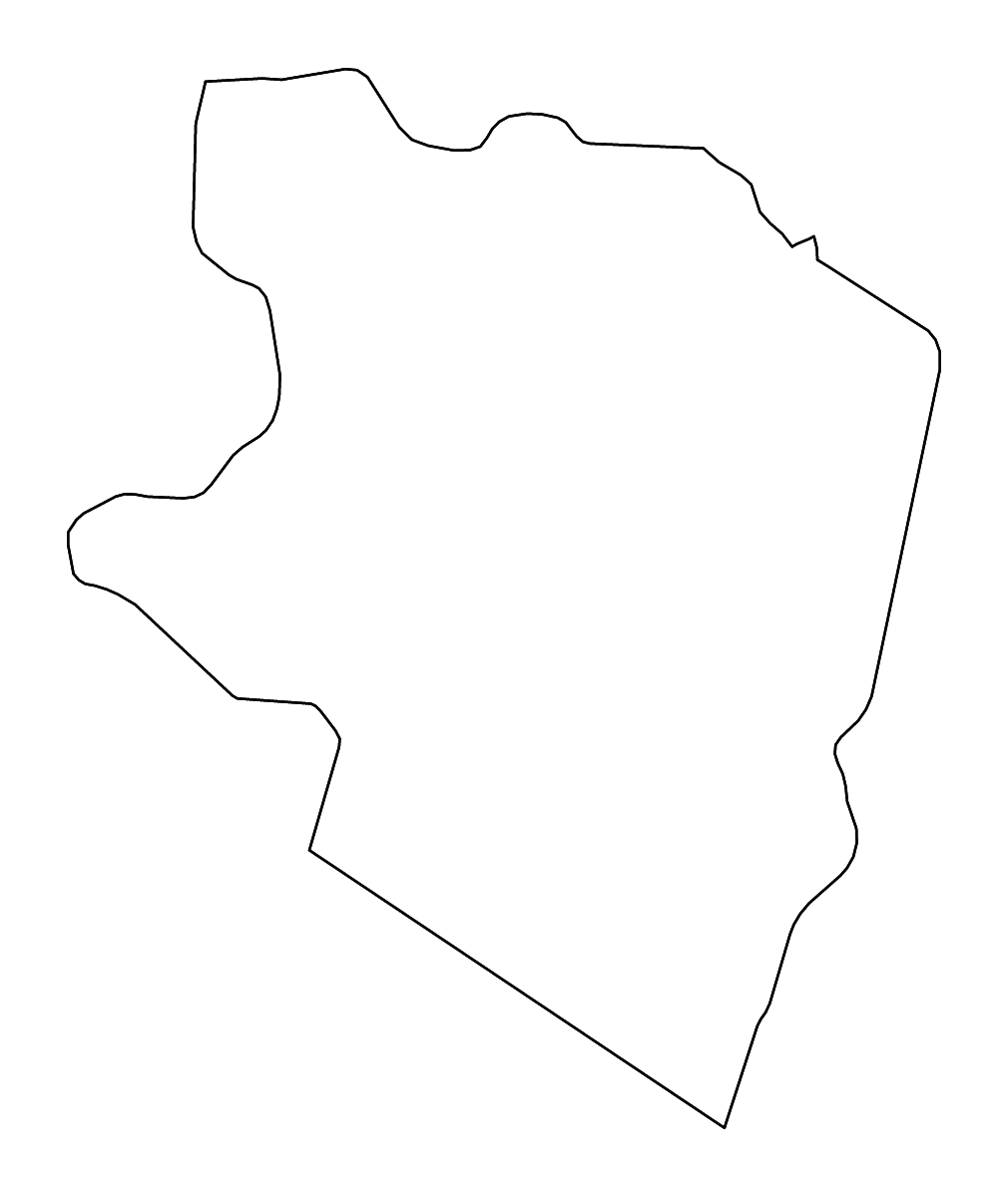 Mapa de contorno de Eastern Highlands, Papua New Guinea con ríos.