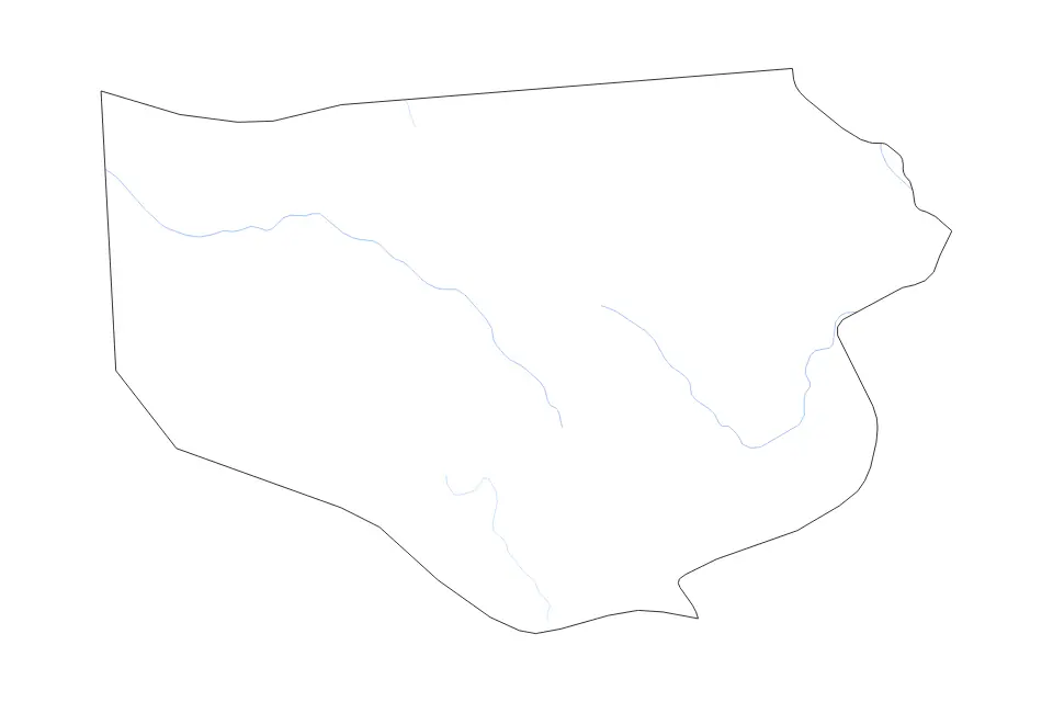Mapa de Enga, Papua New Guinea de tipo contorno y ríos para Oceanía, con contorno y ríos con límites limpios.