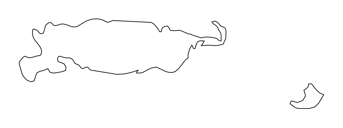 Carte de contour de Manus, Papua New Guinea.