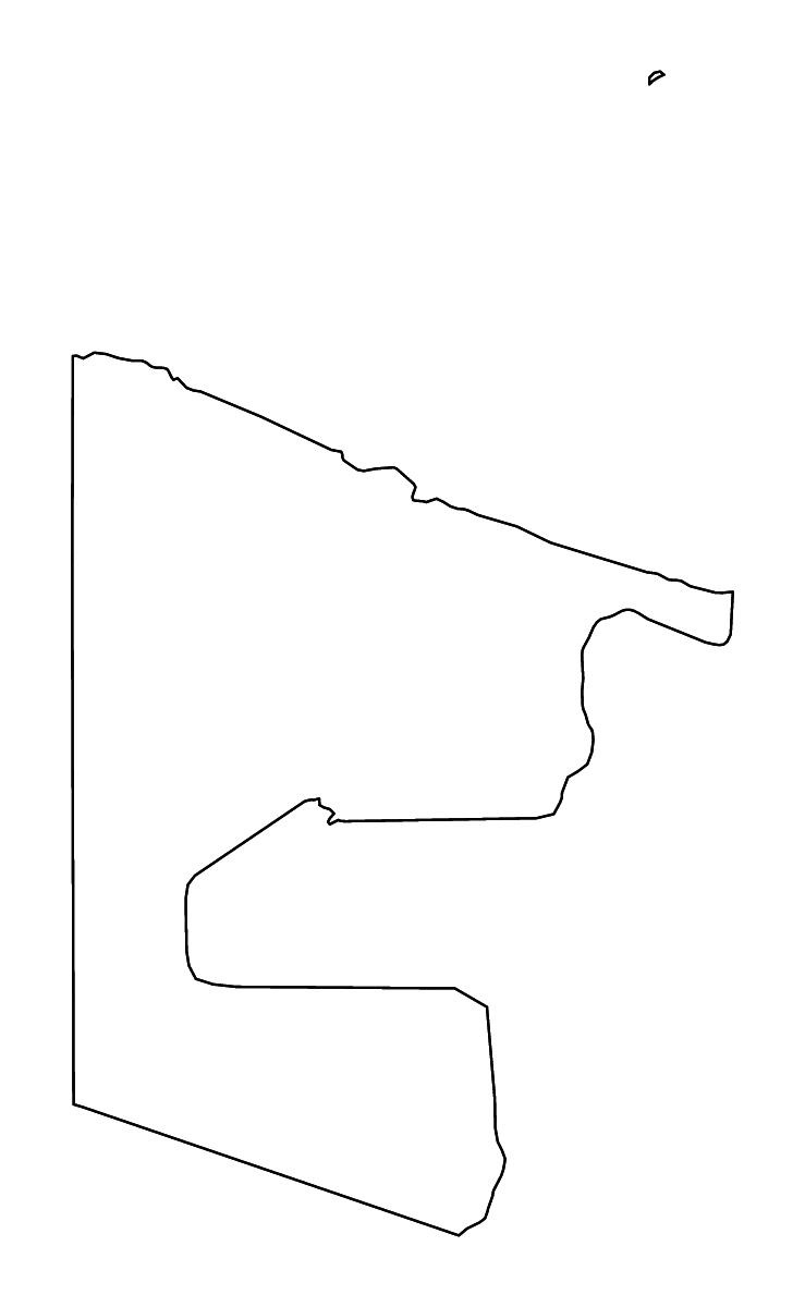 Mapa de contorno de Sandaun, Papua New Guinea con ríos.