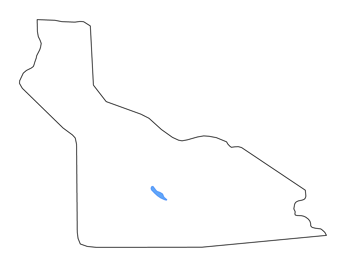 Mapa de contorno de Southern Highlands, Papua New Guinea con lagos y ríos.