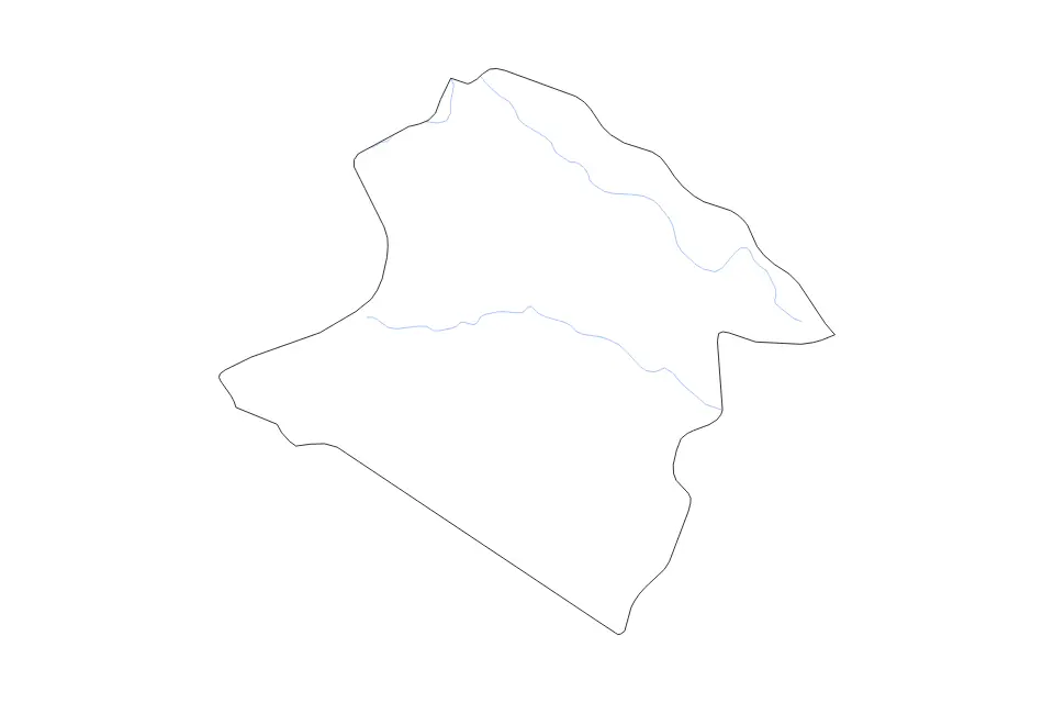 Mapa de Western Highlands, Papua New Guinea de tipo contorno y ríos para Oceanía, con contorno y ríos con límites limpios.