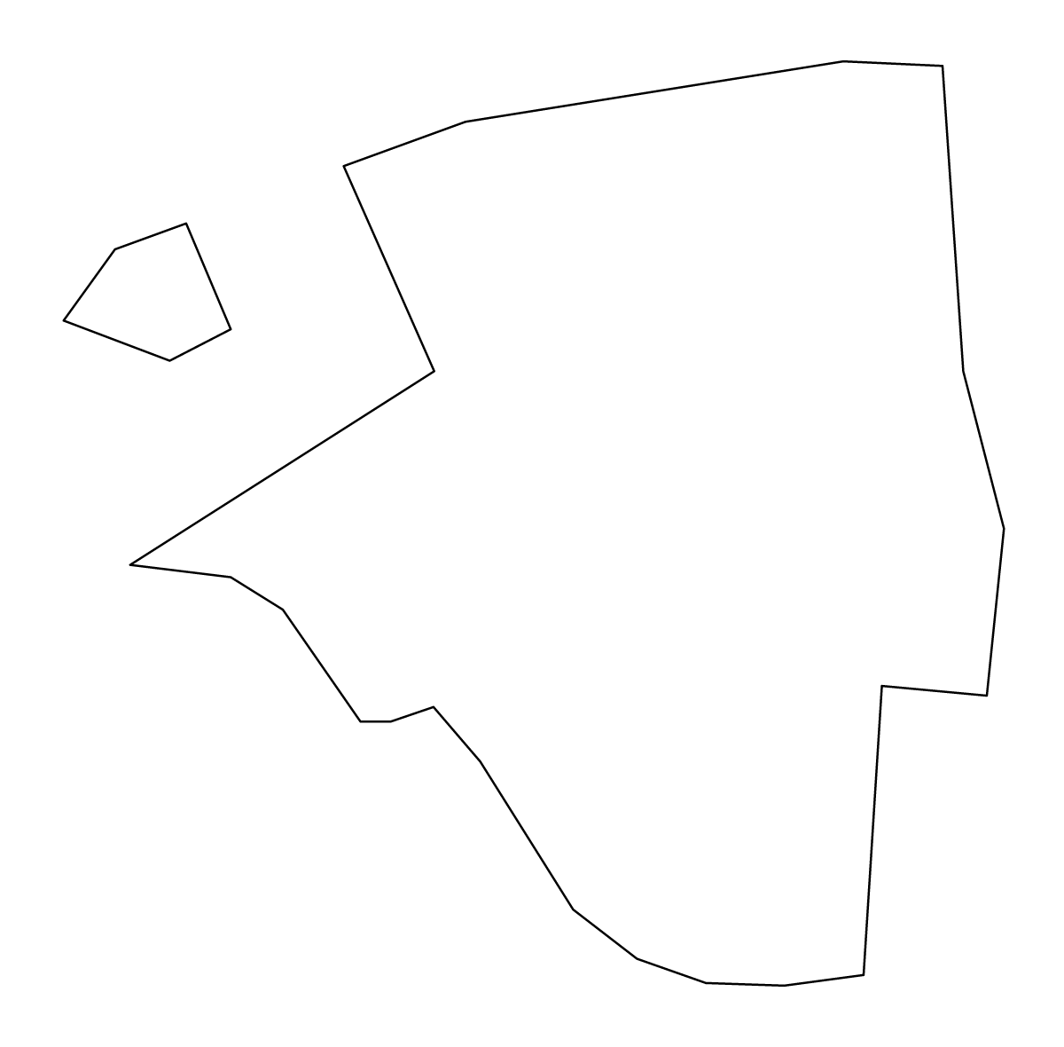 Mapa de contorno de A'ana, Samoa.