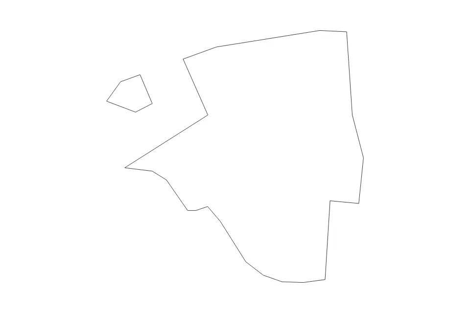 A'ana outline map preview