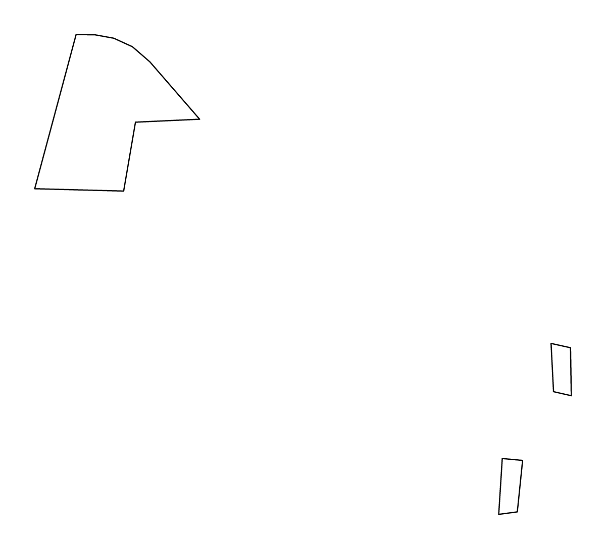 Outline map of Gaga'emauga, Samoa.