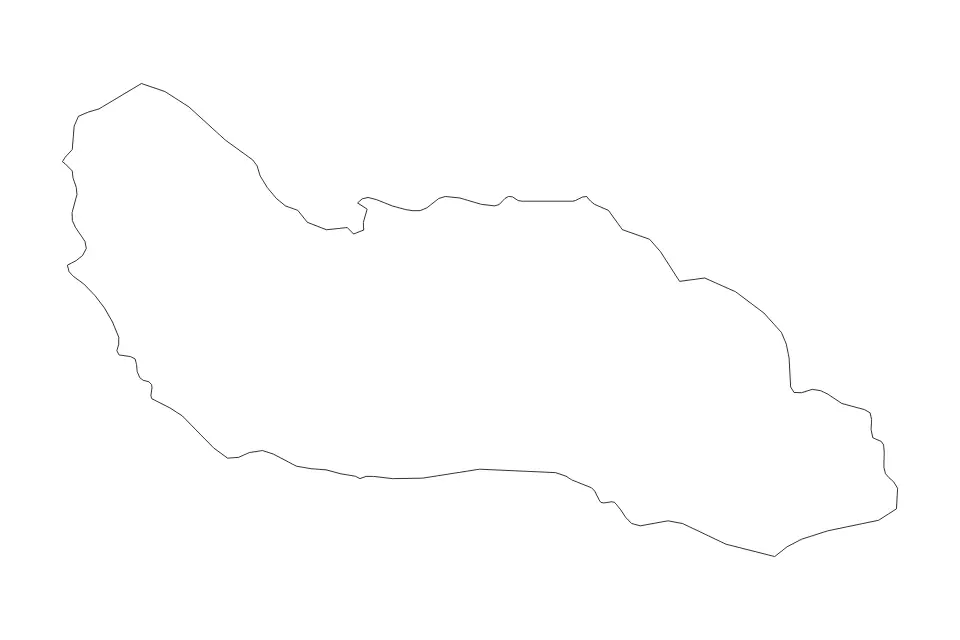 Aperçu de la carte de contour de Guadalcanal