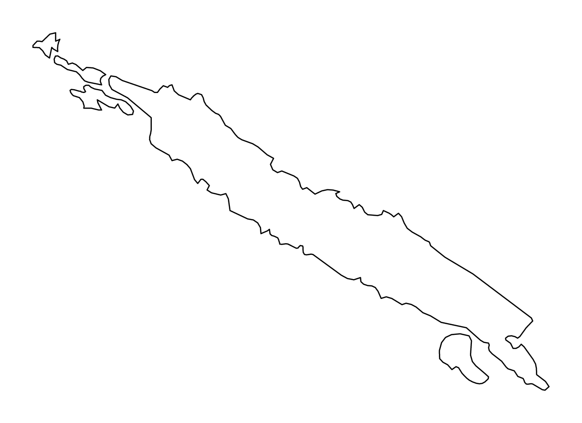 Mapa de contorno de Isabel, Solomon Islands.