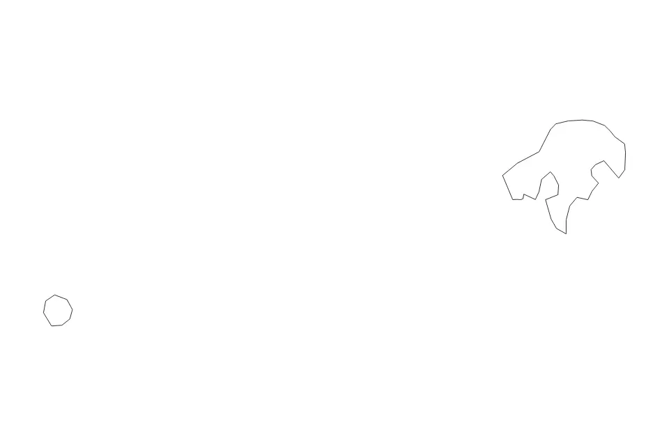 Outline map of Vavaʻu Administrative Area, Tonga with subdivision borders.