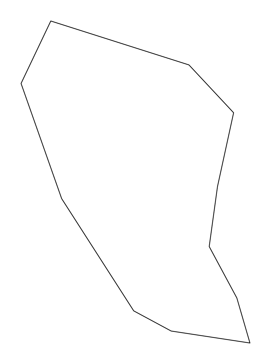 Carte de contour de Sigave, Wallis and Futuna Islands.
