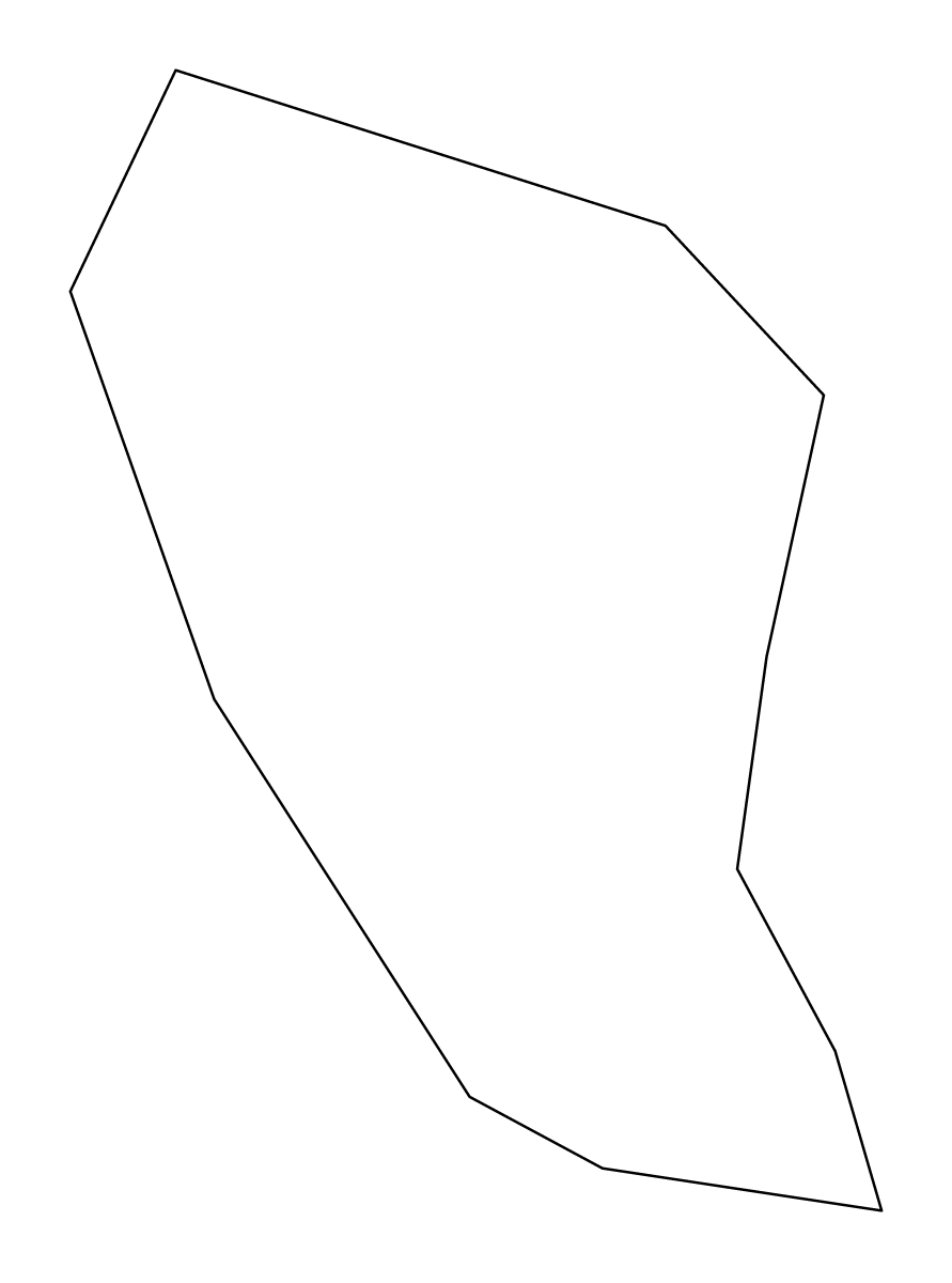 Mapa de contorno de Sigave, Wallis and Futuna Islands.