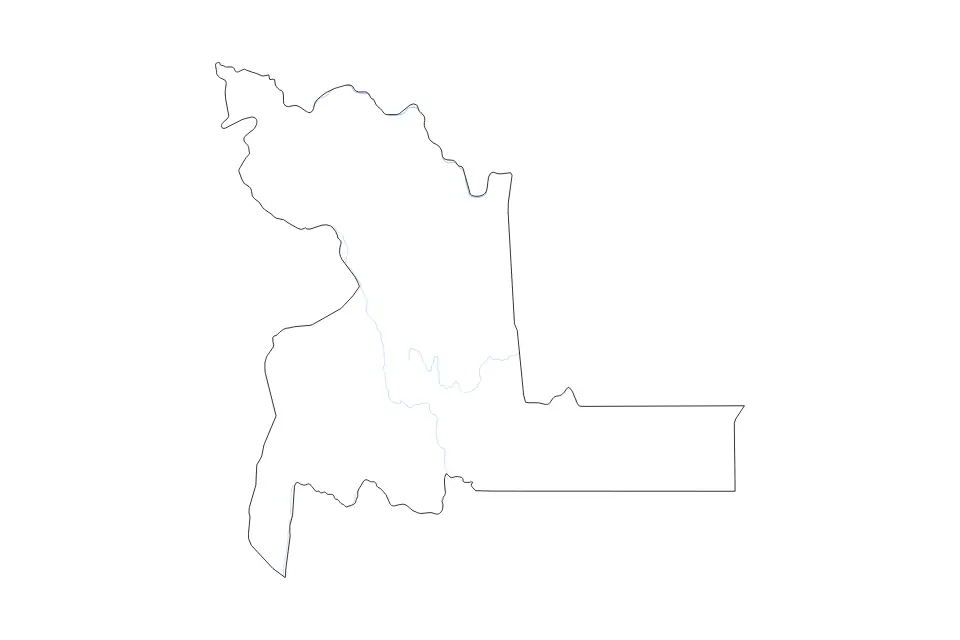 Aperçu de la carte de contour de Chuquisaca