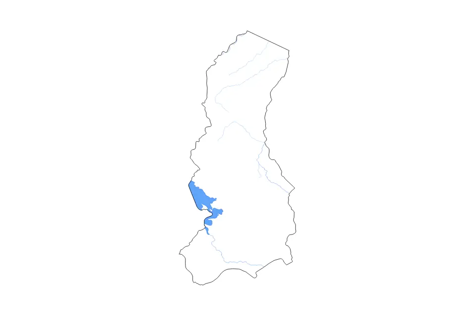 La Paz outline map preview