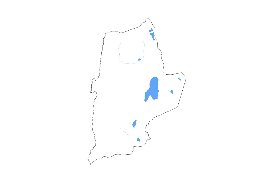 Vista previa del mapa de contorno de Antofagasta