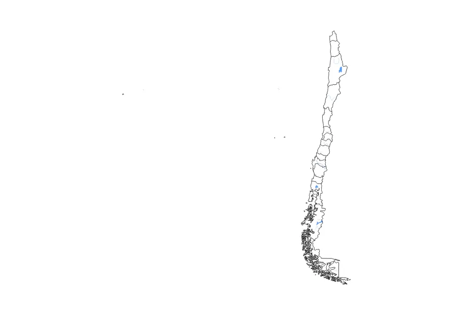 Chile outline map preview
