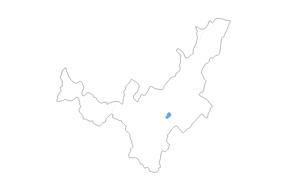 Carte de Boyacá, Colombia de type contour, lacs et rivières pour Amérique du Sud, montrant contour, lacs et rivières avec des éléments hydrographiques comme Laguna de Tota.