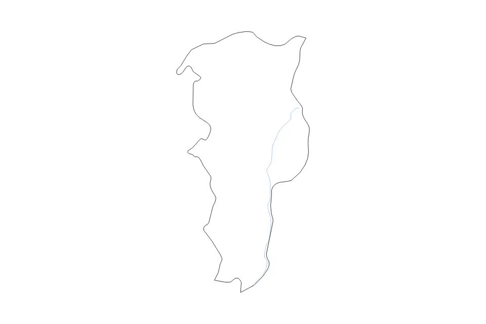 Vista previa del mapa de contorno de Bolívar