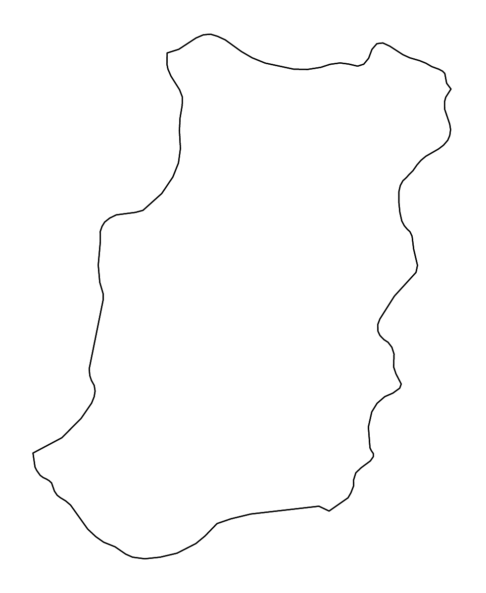 Carte de contour de Chimborazo, Ecuador avec rivières.