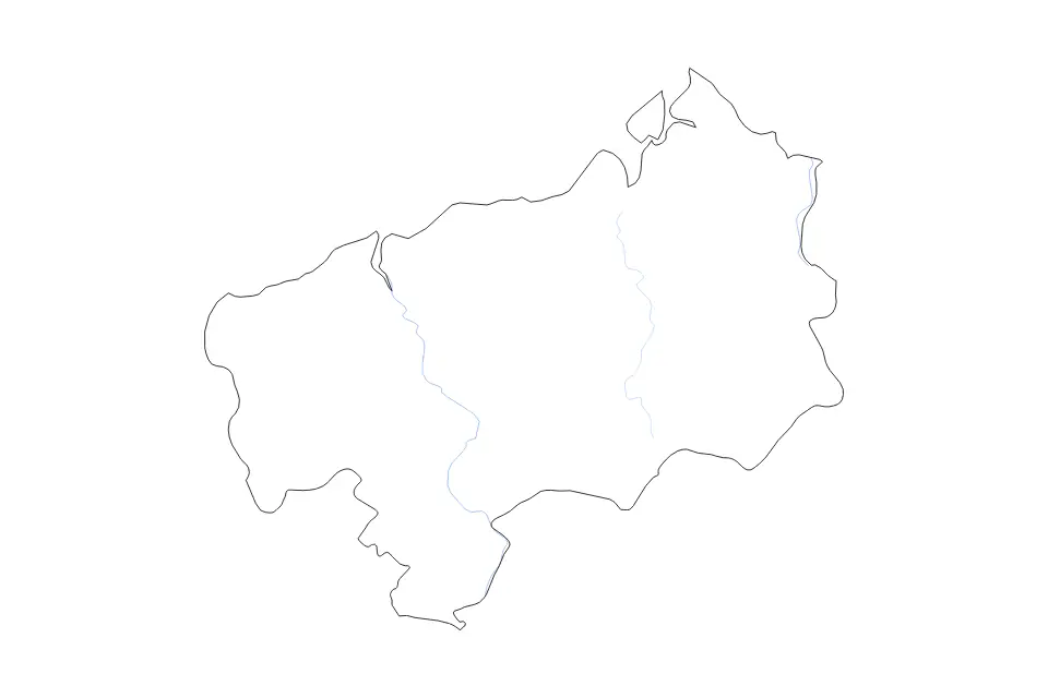 Aperçu de la carte de contour de Esmeraldas