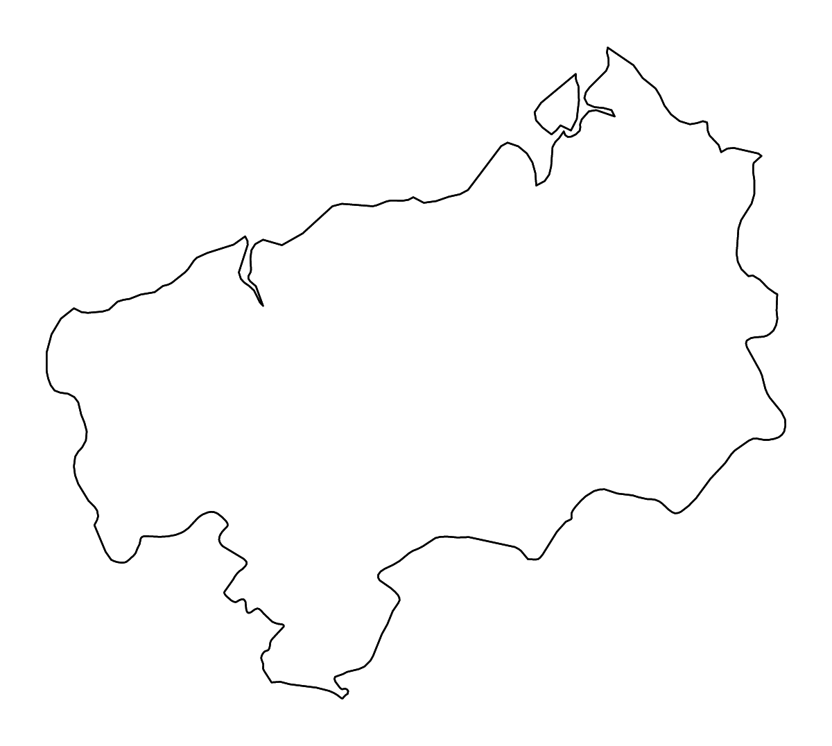Carte de contour de Esmeraldas, Ecuador avec rivières.