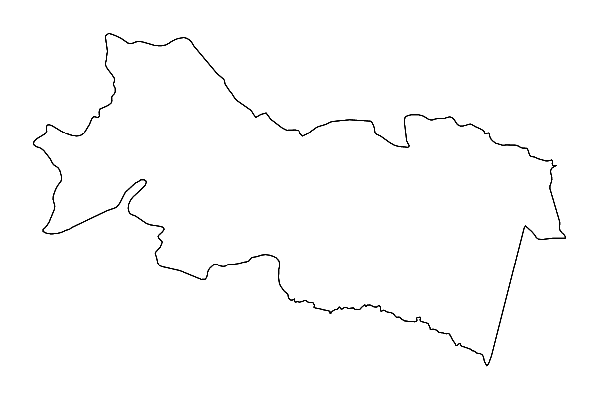 Carte de contour de Orellana, Ecuador avec rivières.