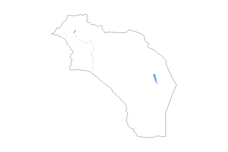 Vista previa del mapa de contorno de La Rioja Argentina