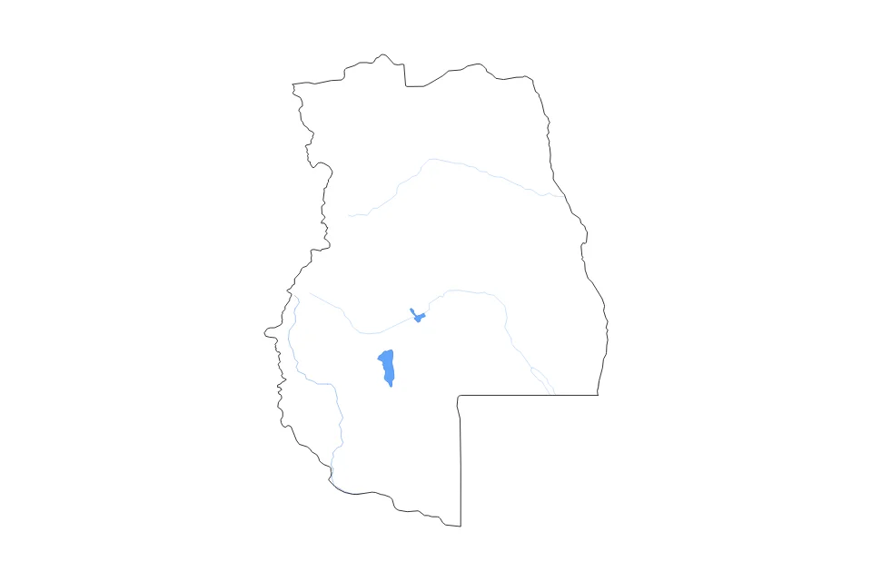 Vista previa del mapa de contorno de Mendoza