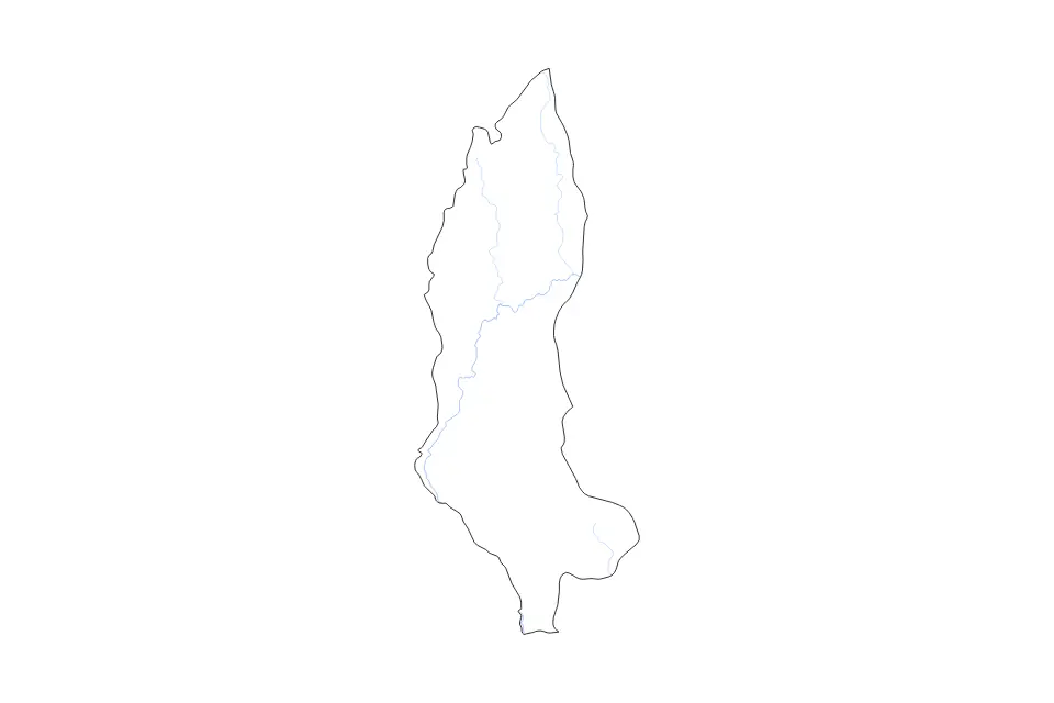 Vista previa del mapa de contorno de Amazonas