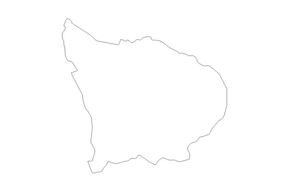 Vista previa del mapa de contorno de Apurímac