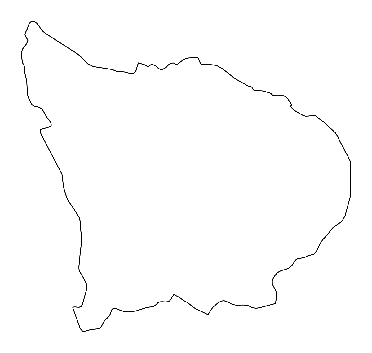Mapa de contorno de Apurímac, Peru con ríos.