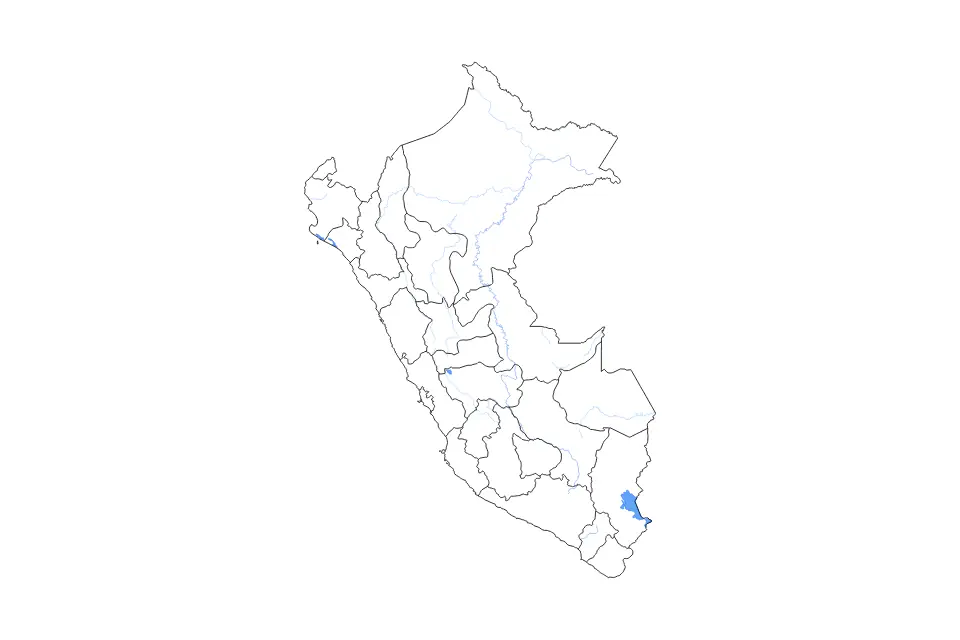 Vista previa del mapa de contorno de Peru
